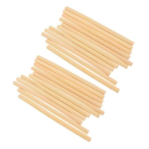 NUOBESTY 100 Stück Holzstäbe Unbehandelte Handwerk Stäbe Glatte Oberfläche DIY Zubehör für Wandteppich und Bastelprojekte Holzleisten zum Basteln NUOBESTY 100 Stück Holzstäbe Unbehandelte Handwerk Stäbe Glatte Oberfläche DIY Zubehör für Wandteppich und Bastelprojekte Holzleisten zum Basteln von NUOBESTY