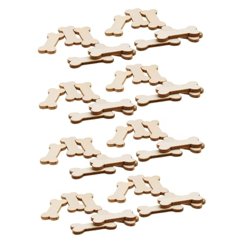 NUOBESTY 100 Stück Hundeknochen Dekoratives Holzstück Unbemalte Holzformen Hängende Holzausschnitte Holzformen Für Handwerk Leere Holzornamente Zum Handwerk Holzschild Buchsbaum Khaki NUOBESTY 100 Stück Hundeknochen Dekoratives Holzstück Unbemalte Holzformen Hängende Holzausschnitte Holzformen Für Handwerk Leere Holzornamente Zum Handwerk Holzschild Buchsbaum Khaki von NUOBESTY