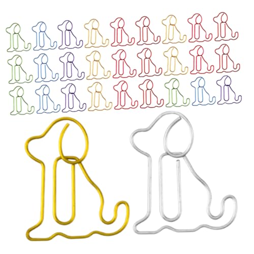 NUOBESTY 100 Stück Hundekopf Büroklammern Niedliche Papierclips für Lesezeichen Bürobedarf Lustige Deko für Schule Hochzeit Farbmix für Kreative Projekte NUOBESTY 100 Stück Hundekopf Büroklammern Niedliche Papierclips für Lesezeichen Bürobedarf Lustige Deko für Schule Hochzeit Farbmix für Kreative Projekte von NUOBESTY