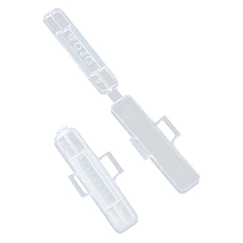 NUOBESTY 100 Stück Kabelidentifikationsbox Draht Fall Klein Beschriftung Das Etikett Kabeletiketten Für Elektronik Halter Für Kabeletiketten Etui Für Kordelanhänger Plastik Transparent von NUOBESTY