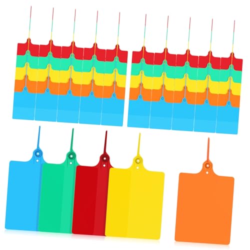 NUOBESTY 100 Stück Logistiketiketten Hangtags für Lager Versand und Etikettierung von NUOBESTY