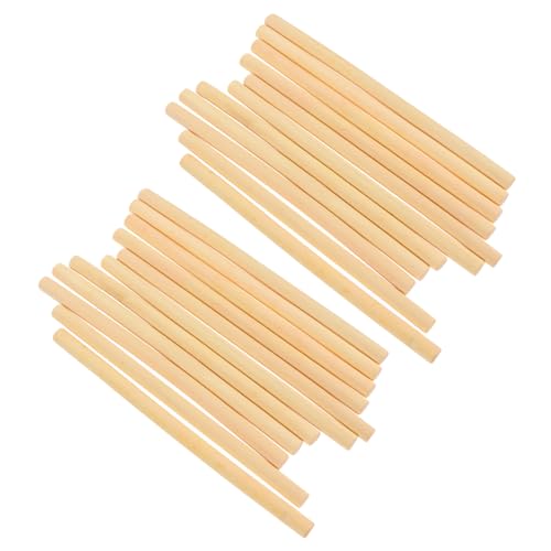 NUOBESTY 100 Stück Mini Holzstäbe Naturholz Rundstäbe Handpoliert DIY Bastelstäbe für Wandteppich Knüpfarbeiten und Dekorationen Geeignet NUOBESTY 100 Stück Mini Holzstäbe Naturholz Rundstäbe Handpoliert DIY Bastelstäbe für Wandteppich Knüpfarbeiten und Dekorationen Geeignet von NUOBESTY