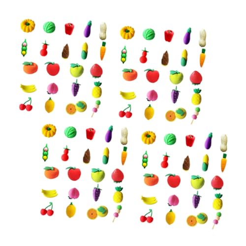 NUOBESTY 100 Stück Mini Radiergummis Obst Gemüse Cartoon Radiergummi Lernmaterialien Lustige Kleine Radierer für Schule Klassenzimmer Partypreise NUOBESTY 100 Stück Mini Radiergummis Obst Gemüse Cartoon Radiergummi Lernmaterialien Lustige Kleine Radierer für Schule Klassenzimmer Partypreise von NUOBESTY