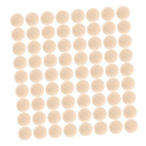 NUOBESTY 100 Stück Natürliche Halbrunde Holzkugeln Halbkreisförmige Holzperlen für Schmuckherstellung Diy Bastelprojekte Präzise Verarbeitung Vielseitig für Wohnkultur und Kunst von NUOBESTY