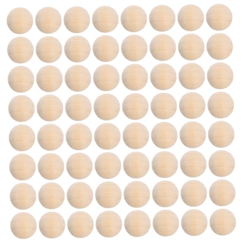 NUOBESTY 100 Stück Naturholz Kugeln ohne Loch Glatte Kleine Holzkugeln für DIY Bastelprojekte Schmuckherstellung Handwerksdekoration Natürliche Holzperlen zum Gestalten NUOBESTY 100 Stück Naturholz Kugeln ohne Loch Glatte Kleine Holzkugeln für DIY Bastelprojekte Schmuckherstellung Handwerksdekoration Natürliche Holzperlen zum Gestalten von NUOBESTY