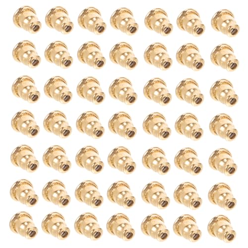 NUOBESTY 100 Stück Ohrring Rückseiten Rutschfeste und Sichere Ohrstecker Befestigungen Ersatz für Ohrringe Leicht und Langlebig für Diy Schmuckherstellung von NUOBESTY