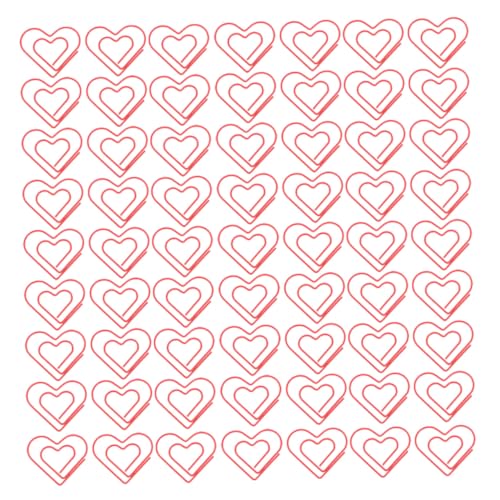 NUOBESTY 100 Stück Rote Herzförmige Büroklammern aus Metall Kreative Kleine Love Heart Clips für Büro Journale Scrapbooking und DIY Projekte Praktisch und Farbig für Effiziente Organisation NUOBESTY 100 Stück Rote Herzförmige Büroklammern aus Metall Kreative Kleine Love Heart Clips für Büro Journale Scrapbooking und DIY Projekte Praktisch und Farbig für Effiziente Organisation von NUOBESTY