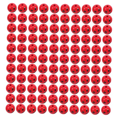 NUOBESTY 100 Stück Runde Holzperlen für Diy Schmuckherstellung Große Loch Perlen für Armbänder und Kreative Projekte Vielseitige Holzperlen für Bastelarbeiten von NUOBESTY