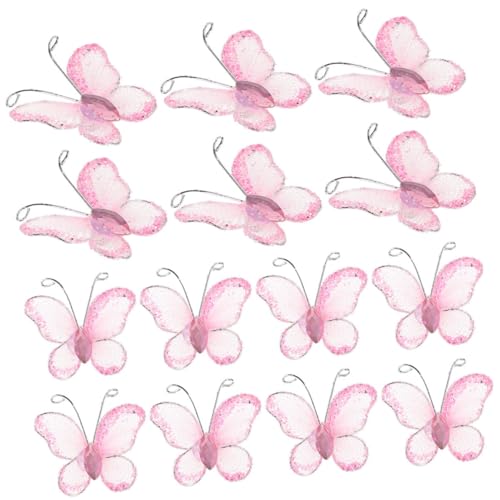 NUOBESTY 100 Stück Schmetterlings Hochzeitsdekoration DIY Drahtgeflecht Schmetterlings Mittelstücke Für Tische Organza Scrapbook Konfetti Applikation Verzierung Netzstoff NUOBESTY 100 Stück Schmetterlings Hochzeitsdekoration DIY Drahtgeflecht Schmetterlings Mittelstücke Für Tische Organza Scrapbook Konfetti Applikation Verzierung Netzstoff von NUOBESTY