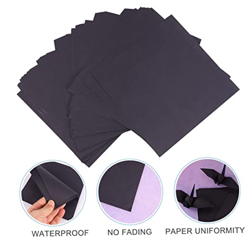 NUOBESTY 100 Stück Schwarzes Origami Kunstpapier Origami-Kraniche Papier Schwarzpapier Handhandwerk square black papers quadratisches papier schwarz papier quadratisch schwarz NUOBESTY 100 Stück Schwarzes Origami Kunstpapier Origami-Kraniche Papier Schwarzpapier Handhandwerk square black papers quadratisches papier schwarz papier quadratisch schwarz von NUOBESTY
