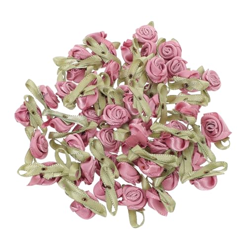 NUOBESTY 100 Stück Stoff Rosen Applikationen aus Satinband Handgefertigte Rosenblüten für DIY Basteln Hochzeit Dekoration Geschenkverpackung Weiche und Glatte Textur Vielseitig Einsetzbar NUOBESTY 100 Stück Stoff Rosen Applikationen aus Satinband Handgefertigte Rosenblüten für DIY Basteln Hochzeit Dekoration Geschenkverpackung Weiche und Glatte Textur Vielseitig Einsetzbar von NUOBESTY