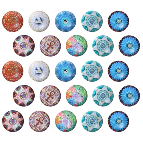 NUOBESTY 100 Stück Teiliges Buntes Farbige Glasperlen für DIY Vase Dekoration Sichere Langlebige Schmucksteine Multifunktionale Deko für Aquarien Tisch und Foto-rahmen von NUOBESTY