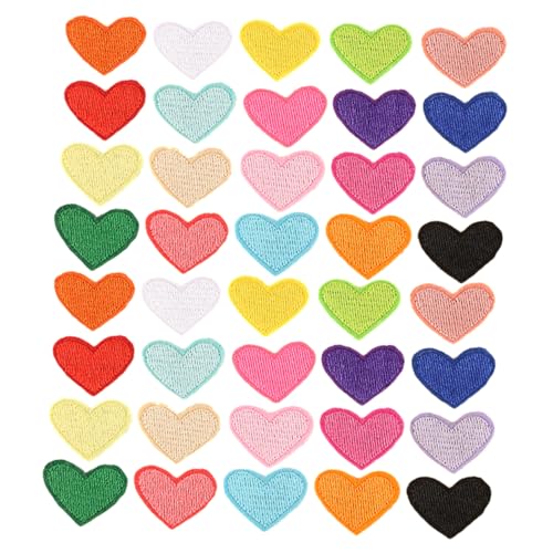 NUOBESTY 100 Stück Teiliges Herz Stickapplikationen zum Aufnähen und Aufbügeln Bunte DIY Reparatur Patches für Kleidung Jeans Taschen Schuhe Vielseitige Stoffflicken für Kreative NUOBESTY 100 Stück Teiliges Herz Stickapplikationen zum Aufnähen und Aufbügeln Bunte DIY Reparatur Patches für Kleidung Jeans Taschen Schuhe Vielseitige Stoffflicken für Kreative von NUOBESTY