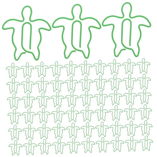 NUOBESTY 100 Stück Teiliges Niedliche Meeresschildkröten Büroklammern aus Metall Starke Kleine Dekorative Clips für Büro Schule und Zuhause Kreative Papierhalter für Effektive Organisation NUOBESTY 100 Stück Teiliges Niedliche Meeresschildkröten Büroklammern aus Metall Starke Kleine Dekorative Clips für Büro Schule und Zuhause Kreative Papierhalter für Effektive Organisation von NUOBESTY