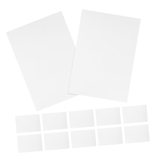 NUOBESTY 100 Stück Teiliges Schaumstoffplatten Set Weiß Vielseitig für DIY Basteln Langlebige Druckplatten für Kartengestaltung Scrapbooking Schulkunstprojekte Sichere Schaumstoffbögen NUOBESTY 100 Stück Teiliges Schaumstoffplatten Set Weiß Vielseitig für DIY Basteln Langlebige Druckplatten für Kartengestaltung Scrapbooking Schulkunstprojekte Sichere Schaumstoffbögen von NUOBESTY