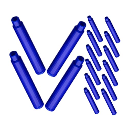 NUOBESTY 100 Stück Tintenbeutel (f) Ersatz-tintenstiftminen Tinte Für Bürofüllfederhalter Austauschbare Tintenpatrone Ersatzstifte Kalligraphie-füllfederhalter Löschbarer Stift Blue Plastik von NUOBESTY