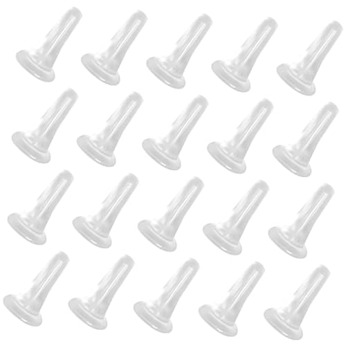 NUOBESTY 100 Stück Transparente Ohrstecker Verschlüsse Weichem Kunststoff Hypoallergene Rutschfeste Ohrring Stopper für Ohrstecker Ersatz Rückseiten Ohrring Halter für NUOBESTY 100 Stück Transparente Ohrstecker Verschlüsse Weichem Kunststoff Hypoallergene Rutschfeste Ohrring Stopper für Ohrstecker Ersatz Rückseiten Ohrring Halter für von NUOBESTY