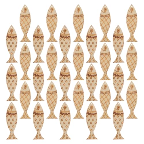 NUOBESTY 100 Stück Unfertige Holzfischausschnitte Blanke Holzhandwerksartikel Zum Bemalen Hängende Fischförmige Schilder Etiketten Scheiben Dekoration Diy-Projekt 4 9 Cm NUOBESTY 100 Stück Unfertige Holzfischausschnitte Blanke Holzhandwerksartikel Zum Bemalen Hängende Fischförmige Schilder Etiketten Scheiben Dekoration Diy-Projekt 4 9 Cm von NUOBESTY