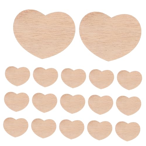NUOBESTY 100 Stück Unlackierte Holzherzen für Diy Projekte Rustikale Dekorationen Hochzeitsmitgebsel und Kreative Bastelideen für Gästebücher und Persönliche Botschaften NUOBESTY 100 Stück Unlackierte Holzherzen für Diy Projekte Rustikale Dekorationen Hochzeitsmitgebsel und Kreative Bastelideen für Gästebücher und Persönliche Botschaften von NUOBESTY