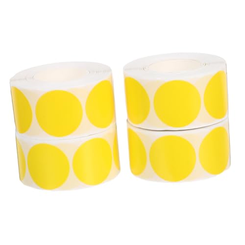 NUOBESTY 1000 Stück Runde Gelbe Klebepunkte Selbstklebend Stark Haftend Für Farbcodierung Garage Inventar Beschriftbare Kreisetiketten Bulk Pack NUOBESTY 1000 Stück Runde Gelbe Klebepunkte Selbstklebend Stark Haftend Für Farbcodierung Garage Inventar Beschriftbare Kreisetiketten Bulk Pack von NUOBESTY