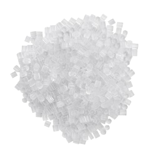 NUOBESTY 1000 Stück Teiliges Octagonal Ohrring Ohrstopper Transparente Kunststoff Ohrverschlüsse Antiallergisch Langlebig DIY Schmuckzubehör für Damen und Mädchen Schützend für Ohrstecker von NUOBESTY