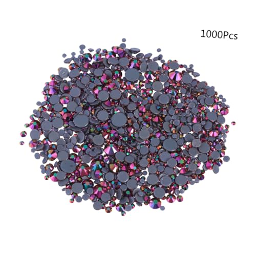NUOBESTY 1000 Stück Teiliges Set Flache Kristallglas Perlen Mix Langlebige Bastelperlen für DIY Schmuck Geschenkdekoration Facettierte Glassteine zum Auffädeln und Basteln NUOBESTY 1000 Stück Teiliges Set Flache Kristallglas Perlen Mix Langlebige Bastelperlen für DIY Schmuck Geschenkdekoration Facettierte Glassteine zum Auffädeln und Basteln von NUOBESTY