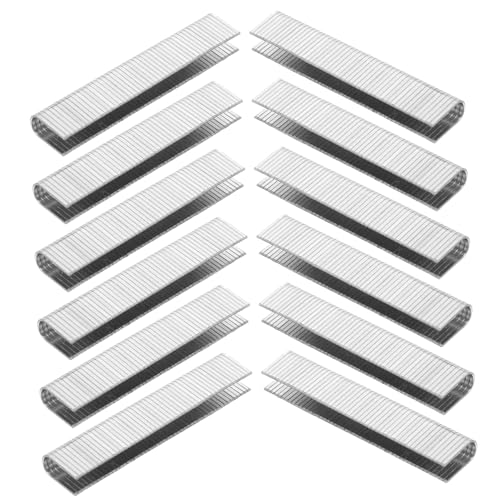 NUOBESTY 1000Stücke U Förmige Nägel Metall Heftklammern für Holzbearbeitung Kompatibel mit Pneumatischen Heftgeräten Robuste Stahlnägel für Carpentry Polsterarbeiten NUOBESTY 1000Stücke U Förmige Nägel Metall Heftklammern für Holzbearbeitung Kompatibel mit Pneumatischen Heftgeräten Robuste Stahlnägel für Carpentry Polsterarbeiten von NUOBESTY