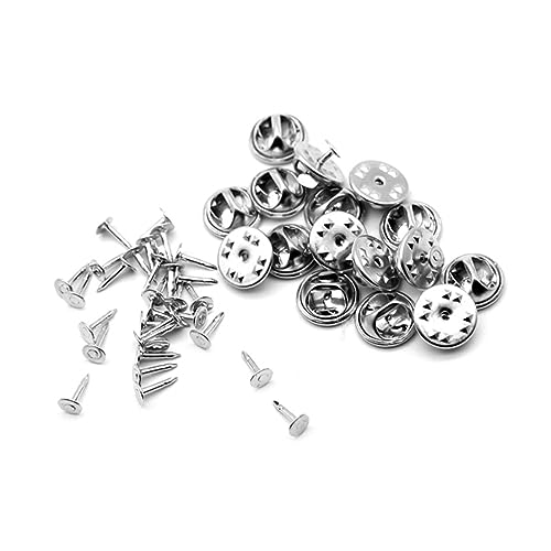 NUOBESTY 100Sätze Revershalter Broschenverschluss für Anstecknadeln Krawattennadeln Schmuckherstellung DIY Abzeichen Kupplung Zubehör Einfach zu Verwenden ohne Werkzeug NUOBESTY 100Sätze Revershalter Broschenverschluss für Anstecknadeln Krawattennadeln Schmuckherstellung DIY Abzeichen Kupplung Zubehör Einfach zu Verwenden ohne Werkzeug von NUOBESTY