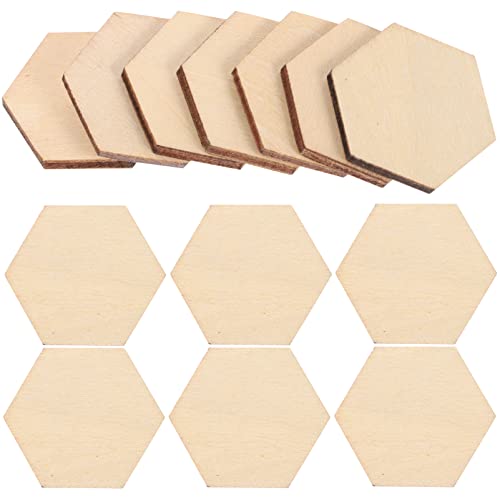 NUOBESTY 100Stück Sechseckige Holzformen Buchenholz DIY Ornamente für Hochzeit Geburtstag und Weihnachten Tischdekorationen Langlebig und Sicher zu Verwenden NUOBESTY 100Stück Sechseckige Holzformen Buchenholz DIY Ornamente für Hochzeit Geburtstag und Weihnachten Tischdekorationen Langlebig und Sicher zu Verwenden von NUOBESTY