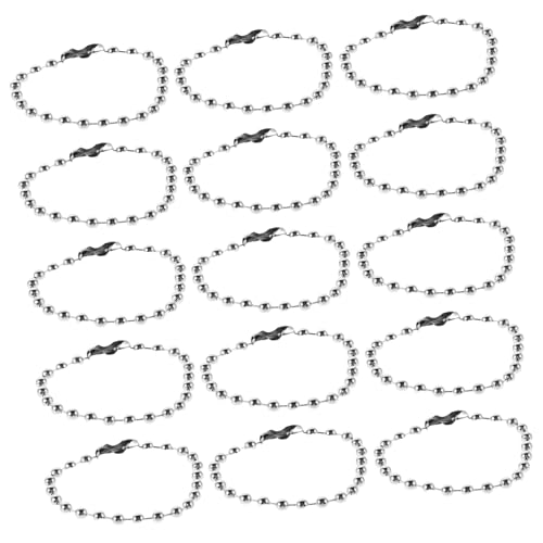 NUOBESTY 100Stücke Hochwertige Schmuckkette mit Langlebiger Galvanisierung Anpassbarer für DIY und Armbänder für Schmuckprojekte von NUOBESTY