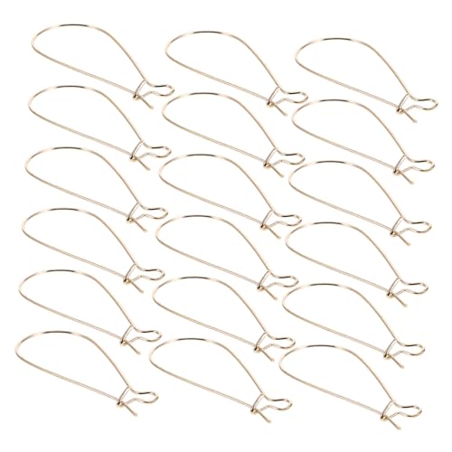 NUOBESTY 100Stücke Ohrhaken Hochwertigem Material DIY Ohrschmuck Zubehör für Verschiedene Anlässe für Persönliche Gestaltung und Kreative Projekte von NUOBESTY