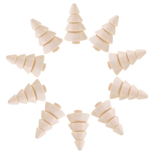 NUOBESTY 10Stücke Holz Weihnachtsbaum Formen zum Basteln Unbemalter Christbaumschmuck für Weihnachtsdekoration Langlebige Holzbäume für Festliche Gestaltung NUOBESTY 10Stücke Holz Weihnachtsbaum Formen zum Basteln Unbemalter Christbaumschmuck für Weihnachtsdekoration Langlebige Holzbäume für Festliche Gestaltung von NUOBESTY