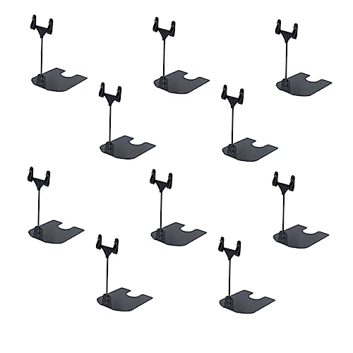 NUOBESTY 10Stücke Schwarze Preiskartenhalter mit Stabiler Basis Verstellbarem Clip Design für Supermärkte und Einzelhandel Rutschfest und Wiederverwendbar für Verschiedene von NUOBESTY