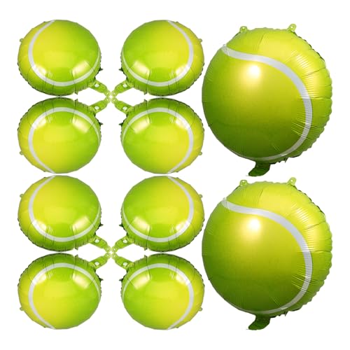 NUOBESTY 10er-pack Tennisball-luftballons, Tennis-luftballons, Tennis-thema-geburtstagsparty-dekorationen, Sport-party-luftballons, Grün, 18 Zoll NUOBESTY 10er-pack Tennisball-luftballons, Tennis-luftballons, Tennis-thema-geburtstagsparty-dekorationen, Sport-party-luftballons, Grün, 18 Zoll von NUOBESTY