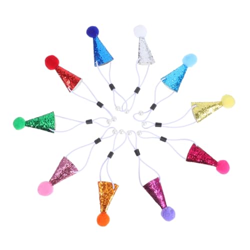 NUOBESTY 10stücke Mini-partyhüte Für Kuscheltiere Und Figuren Mit Pompons Geburtstagsdeko Für Spielzeug Und Haustiere Strapazierfähig Aus Pu-material Wiederverwendbar Für Fotos Und NUOBESTY 10stücke Mini-partyhüte Für Kuscheltiere Und Figuren Mit Pompons Geburtstagsdeko Für Spielzeug Und Haustiere Strapazierfähig Aus Pu-material Wiederverwendbar Für Fotos Und von NUOBESTY
