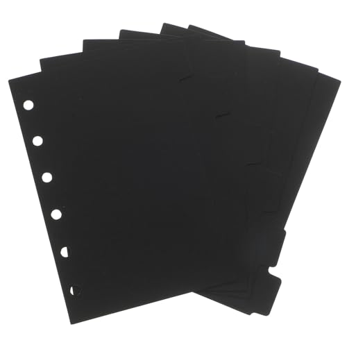 NUOBESTY 12 Blätter Binderpapierteiler Ordnerindex Trennwände Aus Kunststoff Zubehör Für Binder-notizbücher Trennwände Für 6 Ringbücher Seitenteiler Pp Notizbuch A6 Konto NUOBESTY 12 Blätter Binderpapierteiler Ordnerindex Trennwände Aus Kunststoff Zubehör Für Binder-notizbücher Trennwände Für 6 Ringbücher Seitenteiler Pp Notizbuch A6 Konto von NUOBESTY