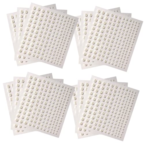 NUOBESTY 12 Blatt Selbstklebende Perlen Aufkleber für Gesicht Make up Nagelkunst Haar Dekoration Weiß Perlenstickers Sicher Hautfreundlich Festival Schmuck NUOBESTY 12 Blatt Selbstklebende Perlen Aufkleber für Gesicht Make up Nagelkunst Haar Dekoration Weiß Perlenstickers Sicher Hautfreundlich Festival Schmuck von NUOBESTY
