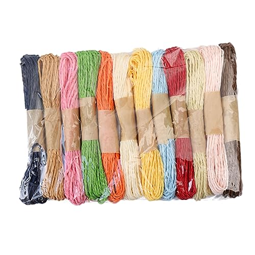 NUOBESTY 12 Rollen Geschenkpapier Geschenkverpackung Schnur Papiergarn Bastelbast Papier Seil Band Bastschnur Kunsthandwerk Papier Seil Papierschnur Webschnur Bastband Bastelseil Natürlich NUOBESTY 12 Rollen Geschenkpapier Geschenkverpackung Schnur Papiergarn Bastelbast Papier Seil Band Bastschnur Kunsthandwerk Papier Seil Papierschnur Webschnur Bastband Bastelseil Natürlich von NUOBESTY