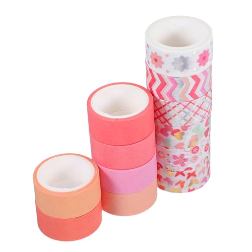 NUOBESTY 12 Rollen Washi-tape Saisonales Washi Tape Tagebuchband Zubehör Für Kunstjournale Klebeband Zum Einwickeln Blumenverpackungsbänder Zeitschriftenzubehör Blumen Washi Tapes Papier von NUOBESTY