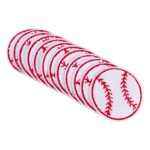 NUOBESTY 12 Stück Baseball -stoffetiketten Sportball-applikationen Dekorative Fellflecken Kompakte Hutaufnäher Eisen Auf Baseballpflaster Zubehör Beschichten Hutflecken Handtuchstickerei NUOBESTY 12 Stück Baseball -stoffetiketten Sportball-applikationen Dekorative Fellflecken Kompakte Hutaufnäher Eisen Auf Baseballpflaster Zubehör Beschichten Hutflecken Handtuchstickerei von NUOBESTY