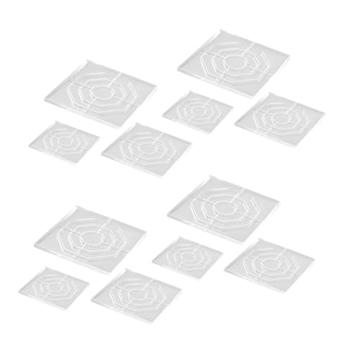NUOBESTY 12 Stück Bürostuhlversteller Untersetzer drinnen Fuß Möbelbeine Stuhl Bordbodenschützer Kleiner Stuhlradstopper Couchstopper Radstopper für Haushaltsstühle Plastik von NUOBESTY