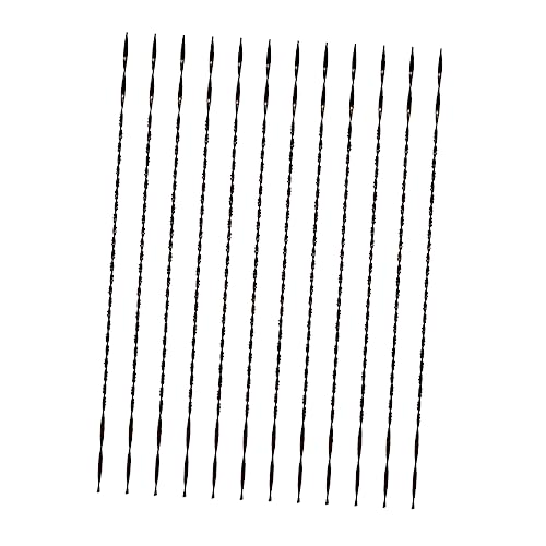 NUOBESTY 12 Stück Handsägen Zubehör Schneiden Von Spiralsägen Sägeblätter Spiralblätter U Förmige Sägen DIY Blätter U Förmige Sägen Zubehör Spiralzähne Sägeblätter 45# Stahl von NUOBESTY