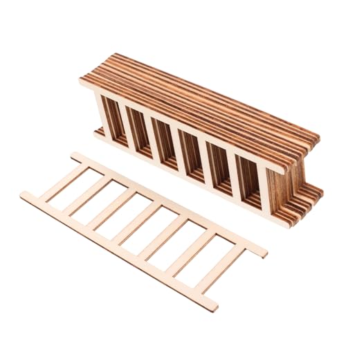 NUOBESTY 12 Stück Kleine Holztreppen Dekoration Trittleiter Puppenhaus Miniatur Treppenzubehör Holztreppenmodell Miniaturtreppe Holz Mini Leitern DIY Bastelzubehör Beige NUOBESTY 12 Stück Kleine Holztreppen Dekoration Trittleiter Puppenhaus Miniatur Treppenzubehör Holztreppenmodell Miniaturtreppe Holz Mini Leitern DIY Bastelzubehör Beige von NUOBESTY