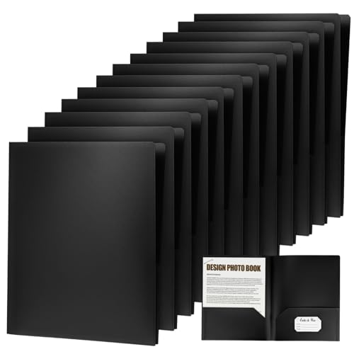 NUOBESTY 12 Stück Mappe Ordner mit Kartenfach aktenordner hochwertige Ordner Business Karten Slot Quittungsorganisator für Unternehmen Aktenorganisator für den Schreibtisch Plastik Black NUOBESTY 12 Stück Mappe Ordner mit Kartenfach aktenordner hochwertige Ordner Business Karten Slot Quittungsorganisator für Unternehmen Aktenorganisator für den Schreibtisch Plastik Black von NUOBESTY