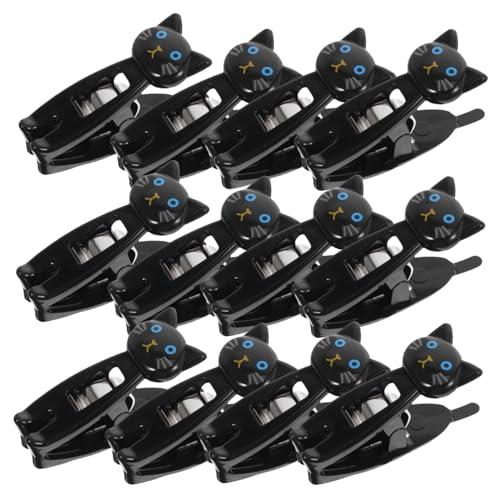 NUOBESTY 12 Stück Niedliche Cartoon Memo Clip Halter für Schreibtisch Multifunktionale Notizen Organizer und Snackbeutelversiegelung für Büro Zuhause und Reisen von NUOBESTY