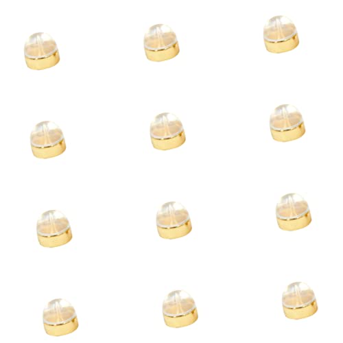NUOBESTY 12 Stück Teiliges Ohrstecker Verschlüsse aus Metall und Sichere Ohrring Stopper für DIY Schmuckherstellung Langlebige und Komfortable Ohrstecker Rückseiten Gold zum Reparieren und NUOBESTY 12 Stück Teiliges Ohrstecker Verschlüsse aus Metall und Sichere Ohrring Stopper für DIY Schmuckherstellung Langlebige und Komfortable Ohrstecker Rückseiten Gold zum Reparieren und von NUOBESTY