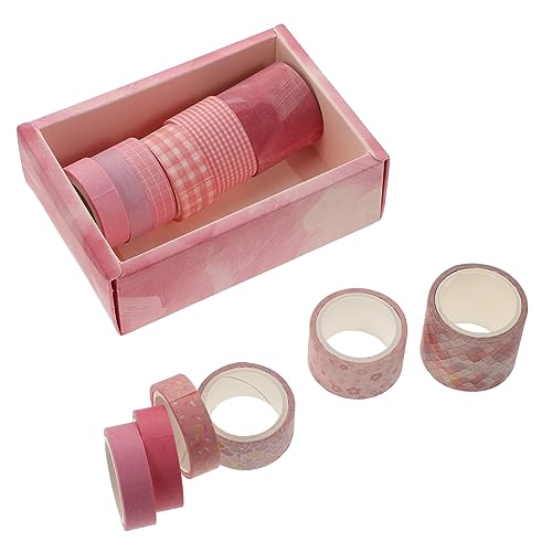 NUOBESTY 12 Stück Teiliges Washi Tape Bunte Dekorative Klebebänder mit Kreativen Mustern für Diy Scrapbooking Tagebuchgestaltung Geschenkverpackungen und Bastelprojekte Vielseitig von NUOBESTY