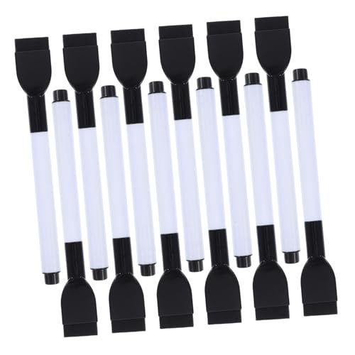 NUOBESTY 12 Stück Whiteboard-stift Trocken Abwischbare Marker Für Büro-whiteboard-marker Whiteboard-aquarellmarker Schulhöhe Für Die Schulmarkierungen Der Schule Black Plastik von NUOBESTY