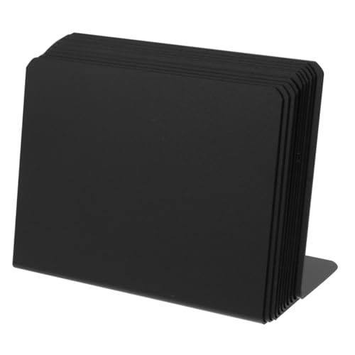 NUOBESTY 12 Stück Wiederverwendbares Message Board Wiederverwendbare Mini-tafel Tischschilder Tafel-tischschilder Mini-nachrichtenschilder Tabletop-nachrichtentafel Pvc Schwarz NUOBESTY 12 Stück Wiederverwendbares Message Board Wiederverwendbare Mini-tafel Tischschilder Tafel-tischschilder Mini-nachrichtenschilder Tabletop-nachrichtentafel Pvc Schwarz von NUOBESTY