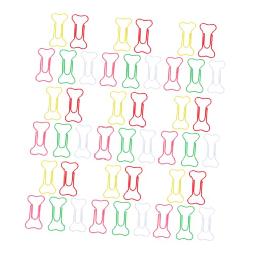 NUOBESTY 120 Stück Bunte Metall Büroklammern in Knochenform Rutschfeste und Leichte Dokumentenklammern Lustige Lesezeichen und Niedliche Planerclips für Schule Büro und Alltag NUOBESTY 120 Stück Bunte Metall Büroklammern in Knochenform Rutschfeste und Leichte Dokumentenklammern Lustige Lesezeichen und Niedliche Planerclips für Schule Büro und Alltag von NUOBESTY